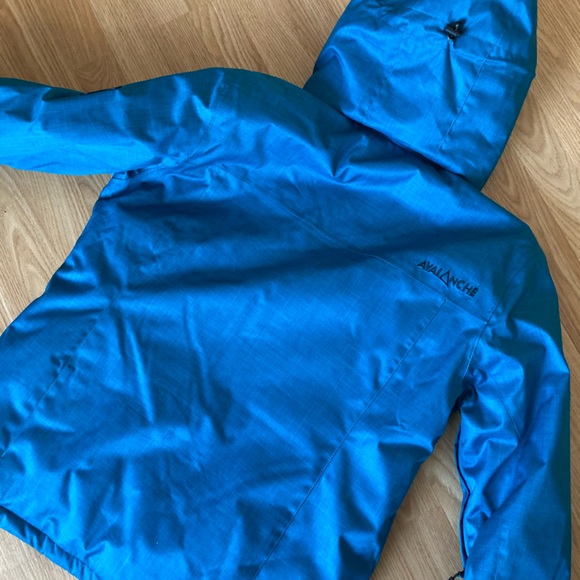 X-Large Avalanche winter coat in teal - Picture 3 of 6